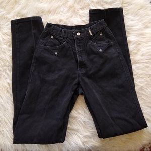 Vintage Rockies High Waisted Black Jeans 80's 90's